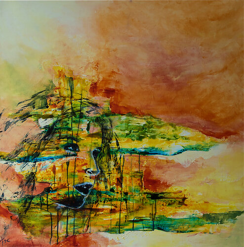 Inspire by Françoise Dugourd-Caput, 회화 for Sale on Singulart