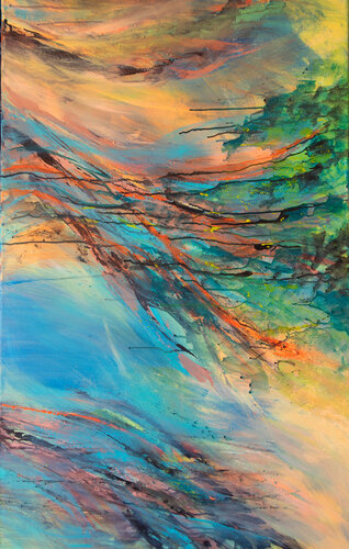 Déferlante von Françoise Dugourd-Caput, Malerei kaufen auf Singulart