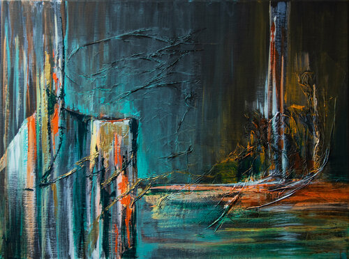 Blue By You Two von Françoise Dugourd-Caput, Malerei kaufen auf Singulart