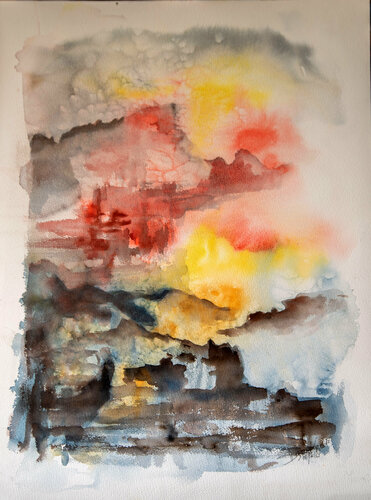 Mont de la lune by Françoise Dugourd-Caput, Work on Paper for Sale on Singulart