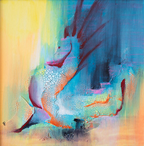 Hyppocampus di Françoise Dugourd-Caput, Pittura in vendita su Singulart
