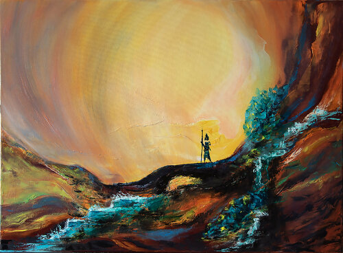 Masaï von Françoise Dugourd-Caput, Malerei kaufen auf Singulart