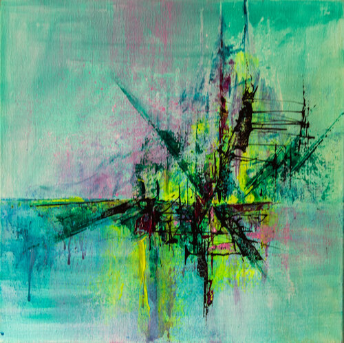 Bienveillante espérance by Françoise Dugourd-Caput, 油畫 for Sale on Singulart