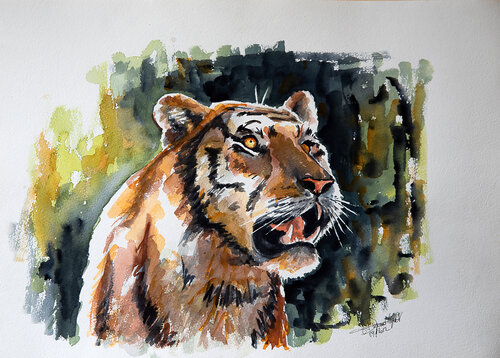 Sher Khan von Françoise Dugourd-Caput, Werk auf Papier kaufen auf Singulart