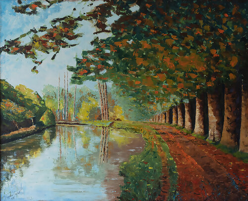Grand Canal van Françoise Dugourd-Caput, Schilderij te koop op Singulart