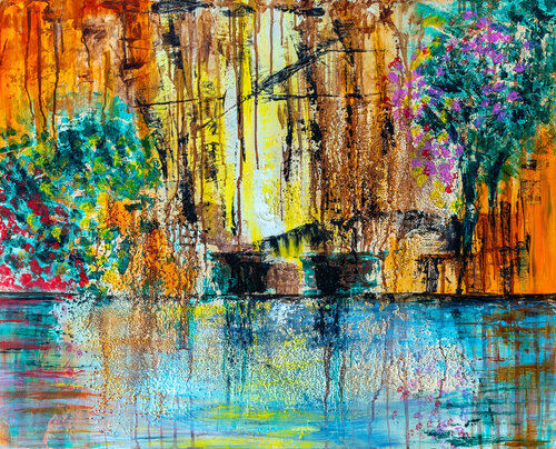 Bayou by Françoise Dugourd-Caput, 회화 for Sale on Singulart