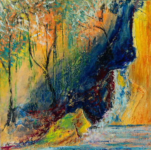 Le jardin secret von Françoise Dugourd-Caput, Malerei kaufen auf Singulart