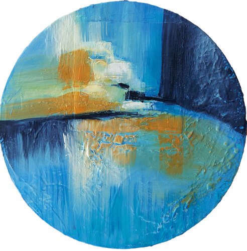 Au bout de la jetée van Françoise Dugourd-Caput, Schilderij te koop op Singulart