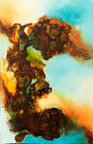 Méditation von Françoise Dugourd-Caput, Malerei kaufen auf Singulart