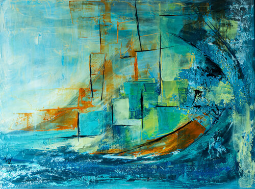 Belharra by Françoise Dugourd-Caput, Painting for Sale on Singulart