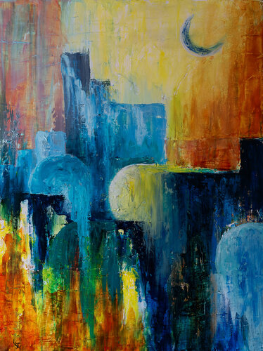 Pénitents par Françoise Dugourd-Caput, Peinture en vente sur Singulart