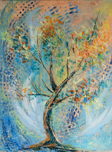Auprès de mon bel arbre von Françoise Dugourd-Caput, Malerei kaufen auf Singulart