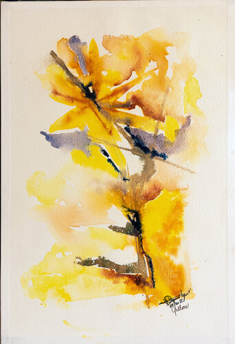 Yellow by Françoise Dugourd-Caput, Work on Paper for Sale on Singulart