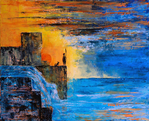 La sentinelle di Françoise Dugourd-Caput, Pittura in vendita su Singulart