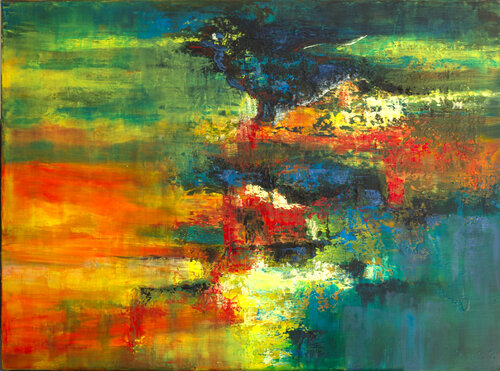 L'autre Rive van Françoise Dugourd-Caput, Schilderij te koop op Singulart