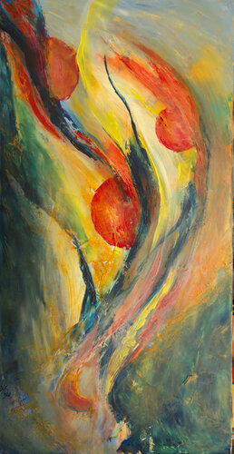 Feu de la St Jean di Françoise Dugourd-Caput, Pittura in vendita su Singulart