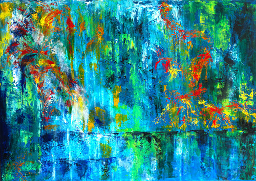 Source Exotique by Françoise Dugourd-Caput, 회화 for Sale on Singulart