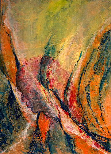 Mon ange passe ... di Françoise Dugourd-Caput, Pittura in vendita su Singulart