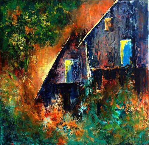 Le rêveur solitaire di Françoise Dugourd-Caput, Pittura in vendita su Singulart