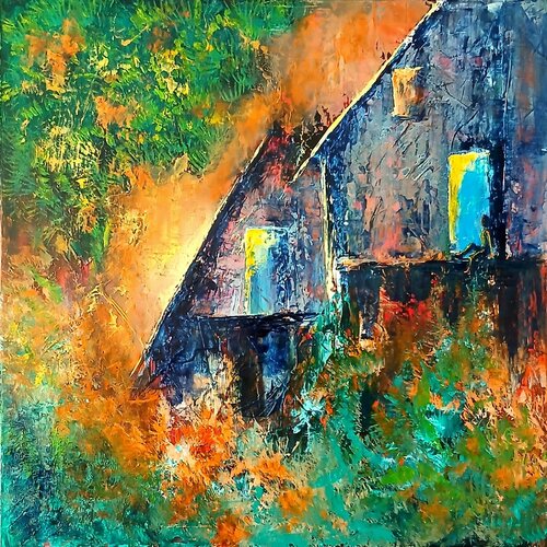 Le rêveur solitaire von Françoise Dugourd-Caput, Malerei kaufen auf Singulart