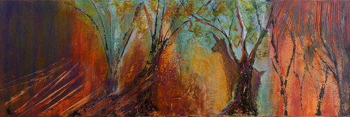 La clairière par Françoise Dugourd-Caput, Peinture en vente sur Singulart