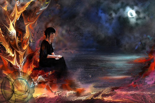 Nyx de Françoise Dugourd-Caput, Digital a la venta en Singulart