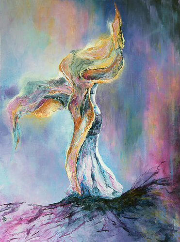 Les ailes d'Isis by Françoise Dugourd-Caput, Painting for Sale on Singulart