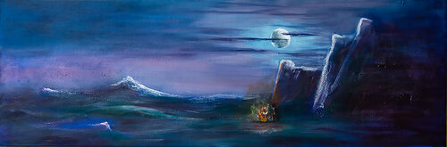 Au delà du temps van Françoise Dugourd-Caput, Schilderij te koop op Singulart