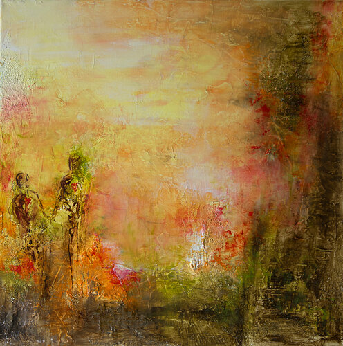 Jardin d'Eden von Françoise Dugourd-Caput, Malerei kaufen auf Singulart