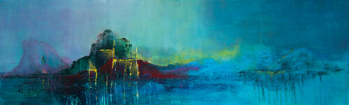 L'énigme à trois corps von Françoise Dugourd-Caput, Malerei kaufen auf Singulart