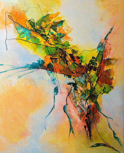 Caraïbes di Françoise Dugourd-Caput, Pittura in vendita su Singulart
