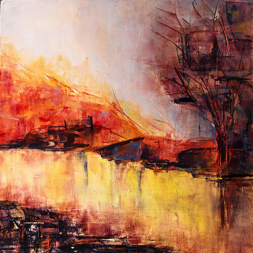 Eaux vives de Françoise Dugourd-Caput, Pintura a la venta en Singulart