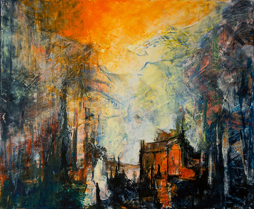 Le refuge von Françoise Dugourd-Caput, Malerei kaufen auf Singulart
