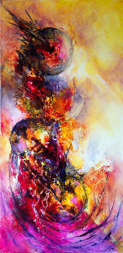 Flamenco von Françoise Dugourd-Caput, Malerei kaufen auf Singulart