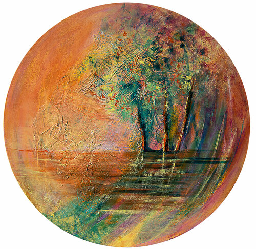 Peaceful di Françoise Dugourd-Caput, Pittura in vendita su Singulart