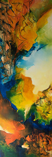 Pierrot et Colombine par Françoise Dugourd-Caput, Peinture en vente sur Singulart