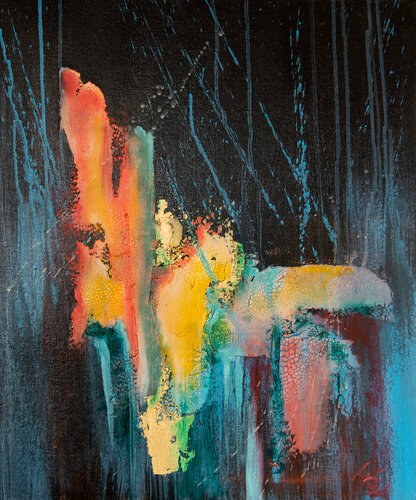 Quetzal di Françoise Dugourd-Caput, Pittura in vendita su Singulart