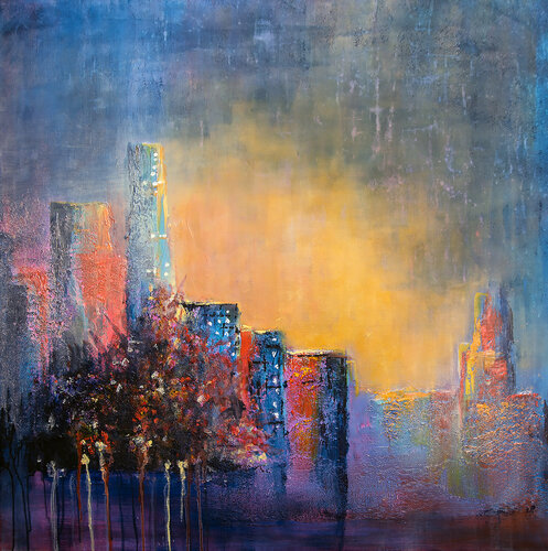 A l'aube du Renouveau by Françoise Dugourd-Caput, 회화 for Sale on Singulart