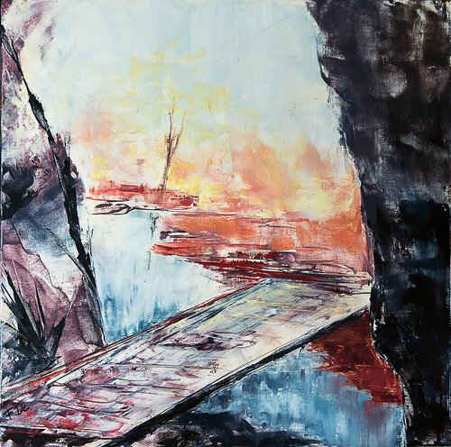 Traversière di Françoise Dugourd-Caput, Pittura in vendita su Singulart