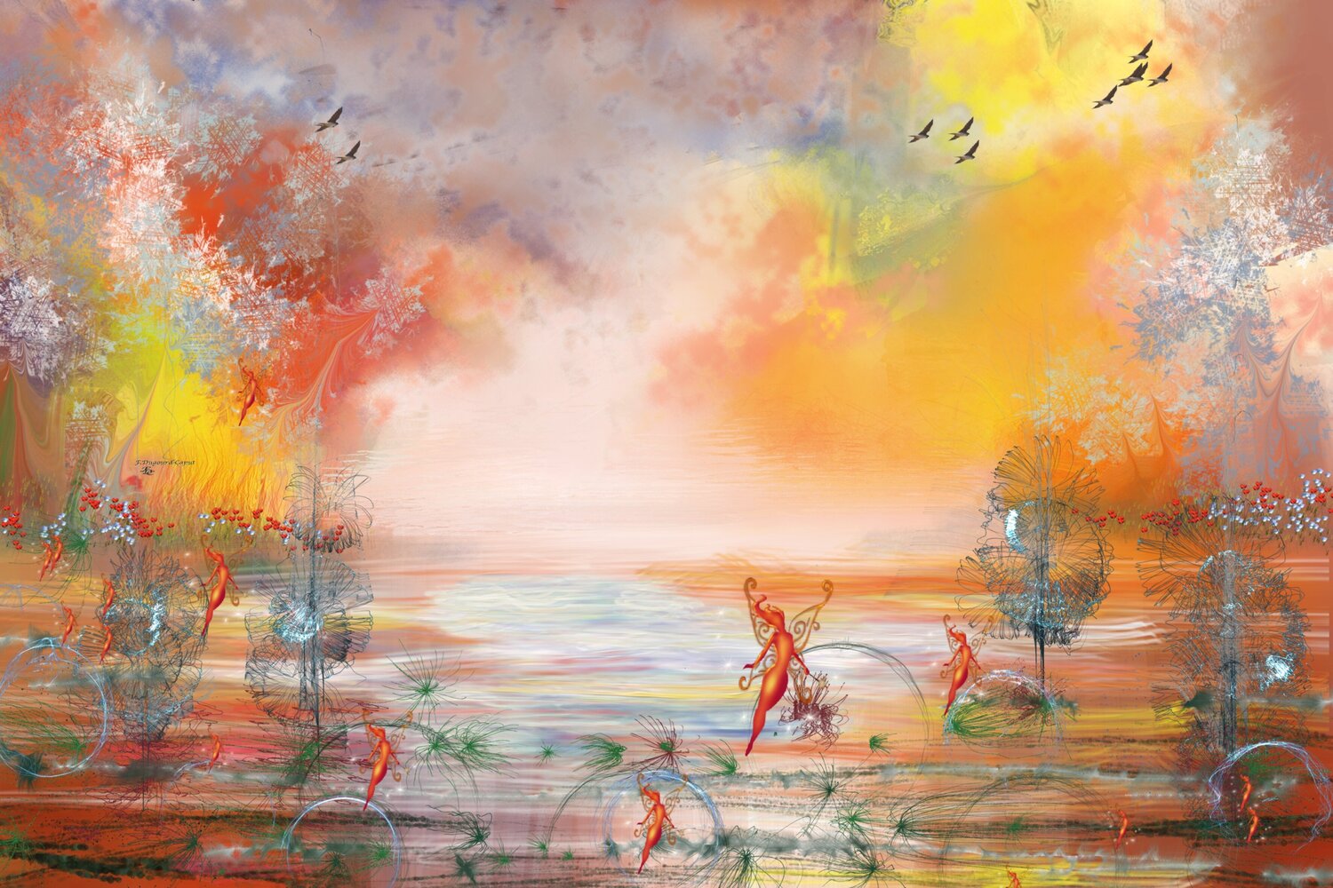 Enchanteresse Françoise Dugourd-Caput Digitaal te koop