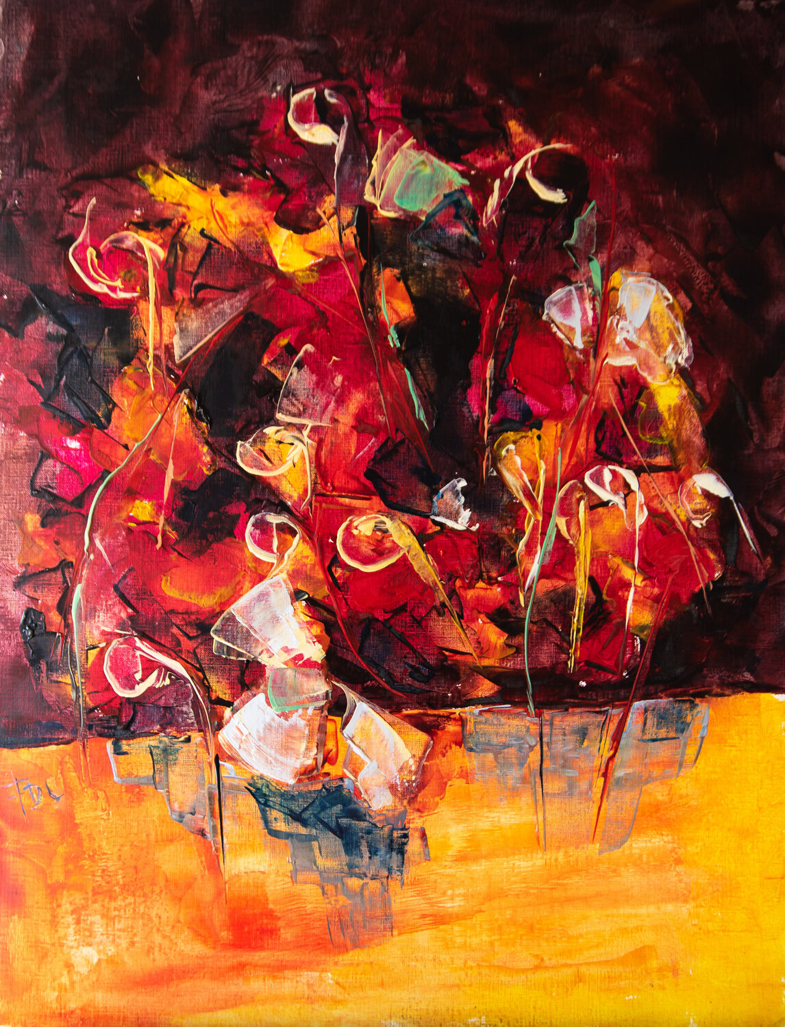 Bouquet Rouge Françoise Dugourd-Caput