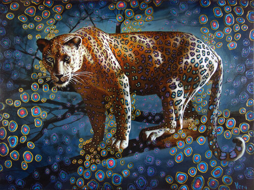 View from the branch by Vera & Sergey Goncharenko, Painting for Sale on Singulart