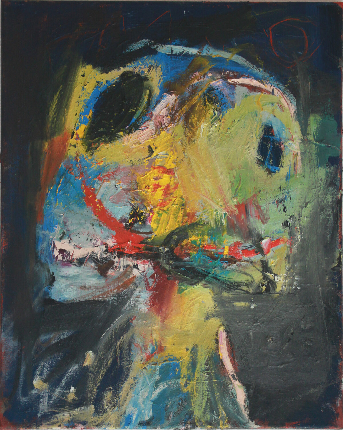 Doppelgesicht by Michel Meyer (2018) : Painting Oil on Canvas - SINGULART