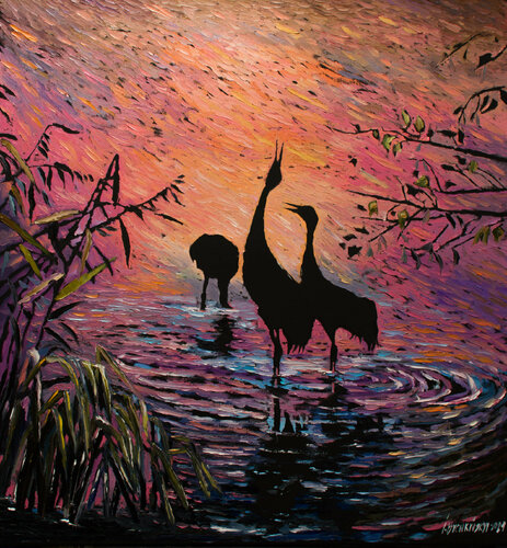 Pink serenade di Ihor Bychkivskyy, Pittura in vendita su Singulart