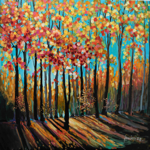 Autumn silence by Ihor Bychkivskyy, 회화 for Sale on Singulart