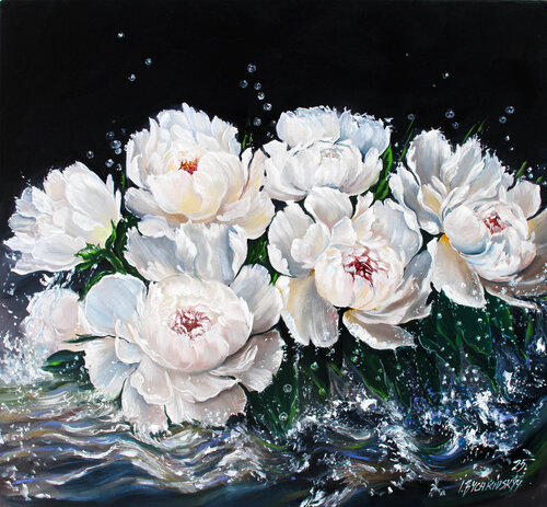 Peonies von Ihor Bychkivskyy, Malerei kaufen auf Singulart