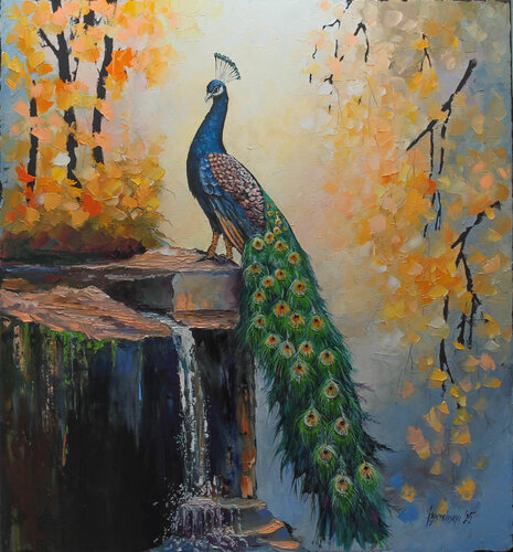 Symphony of autumn colors di Ihor Bychkivskyy, Pittura in vendita su Singulart
