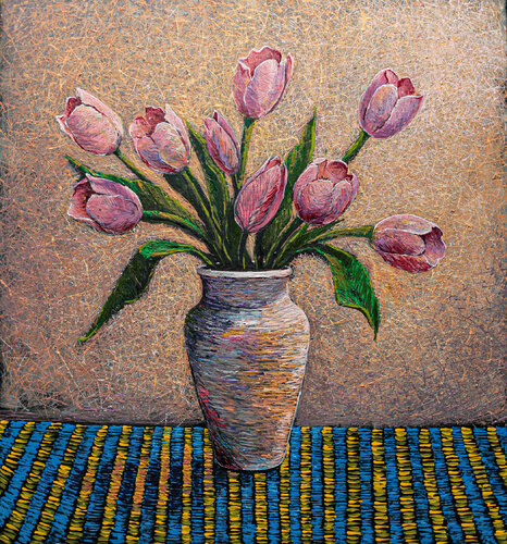 Tulips de Ihor Bychkivskyy, Pintura a la venta en Singulart
