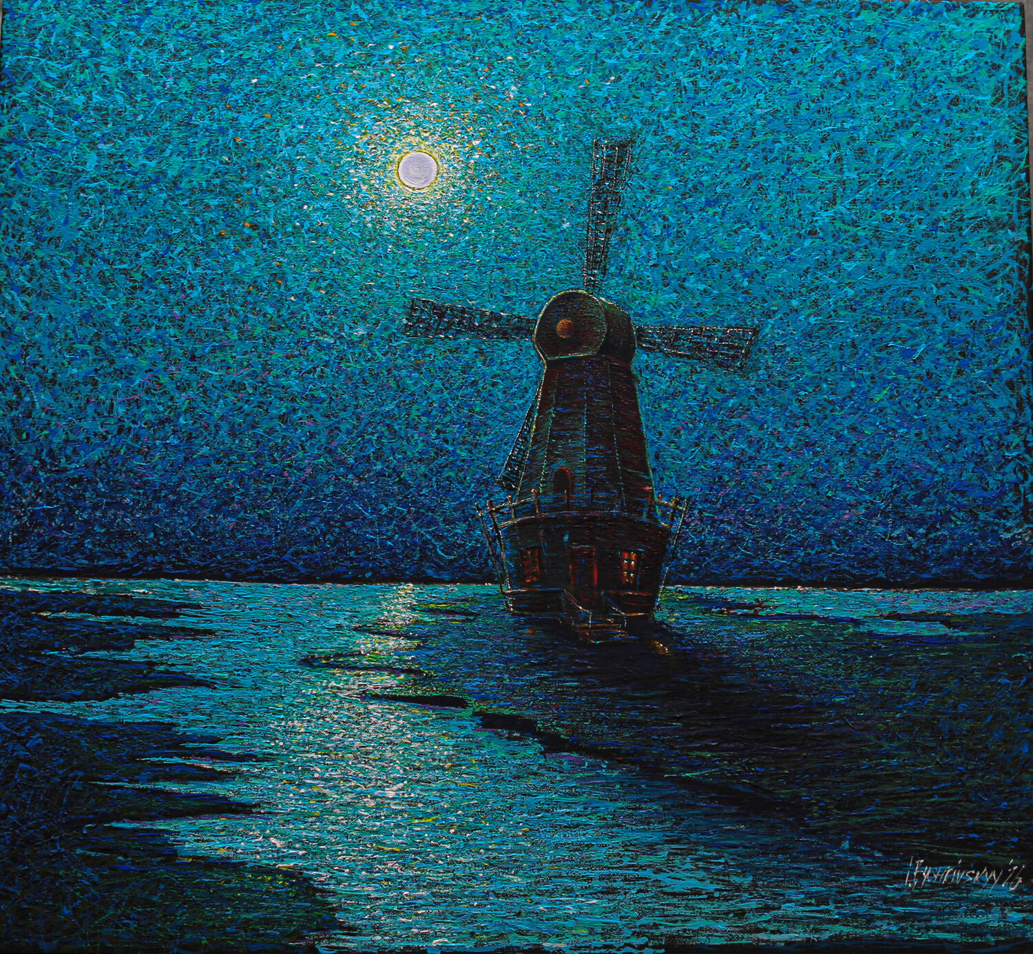 A quiet whisper in the blue Ihor Bychkivskyy
