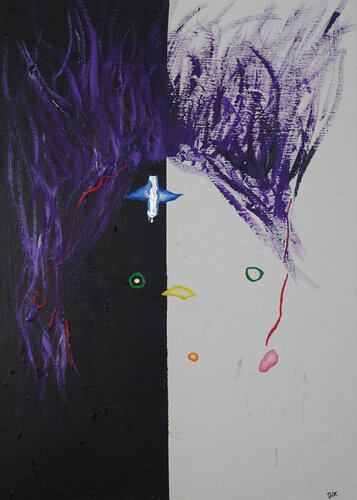 Purple Space von Douglas Karson, Malerei kaufen auf Singulart